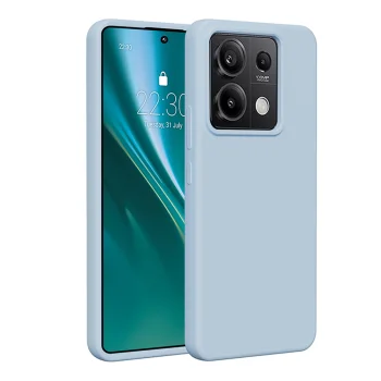 Etteri Silicone Case dėklas skirtas Xiaomi Redmi Note 13 Pro 5G, šviesiai mėlynas