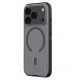 Nillkin Super Frosted Shield Pro Magnetic dėklas iPhone 17 Pro / 18 Pro permatomas juodas