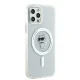 Karl Lagerfeld dėklas iPhone 12 / 12 Pro telefonui IML Choupette MagSafe, skaidrus