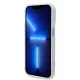 Guess dėklas iPhone 14 Pro Max Metal Outline MagSafe, mėlynas