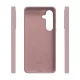 Dėklas Etteri Silicone Mag skirtas Samsung Galaxy S25, šviesiai rožinis