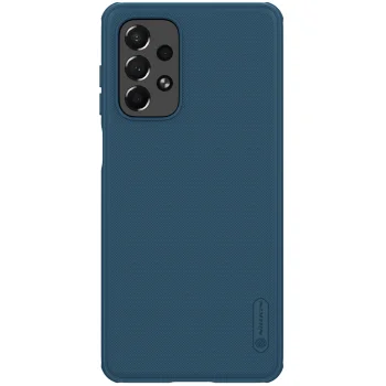 Nillkin Super Frosted Shield Pro dėklas telefonui Samsung Galaxy A73, mėlynas