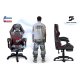 Ergonominė žaidimų kėdė su pakoju Sofotel Specter 145492, juoda
