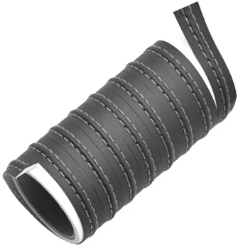 Decorative Interior Trim Strip 2m DA105A, Black/Silver