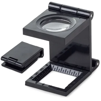 Folding Pocket Jeweler's Loupe with Scale 8x 20mm