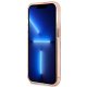 Guess Gold Outline Translucent MagSafe Case for iPhone 13 / 13 Pro, Pink