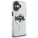 Karl Lagerfeld IML Karl Sketch Logo MagSafe dėklas iPhone 16, skaidrus