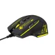 Laidinė optinė žaidimų pelė Wozinsky WMGK-1181W 7200 DPI, juoda ir geltona