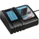 „Makita 199480-6“ akumuliatorių rinkinys: 2x 18V 6.0Ah ir DC18RC įkroviklis