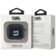 Karl Lagerfeld Monogram Choupette Head dėklas AirPods 3 ausinėms, juodas