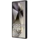 BMW dėklas Samsung Galaxy S24 Ultra telefonui Silicone Printed Ring MagSafe, juodas