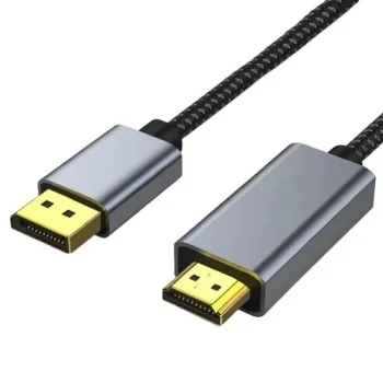 DisplayPort 1.4 - HDMI 2.1 laidas 8K 60Hz, 3m, pilkas