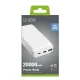 Išorinė baterija SBS TTBB20000PD20W, 20000 mAh, 20W, balta