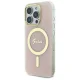 Guess dėklas iPhone 16 Pro Max IML 4G MagSafe, rožinis