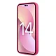 Karl Lagerfeld Silicone RSG dėklas iPhone 14 Plus telefonui (Rožinis)