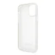 Guess iPhone 11 Pro dėklas Glitter, sidabrinis