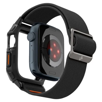 Spigen Lite Fit Pro dėklas su dirželiu Apple Watch (44 / 45 mm), Matte Black