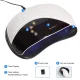 Case DUAL LED MODERN BIG Q005 UV/LED manikiūro ir pedikiūro lempa, 90W, balta