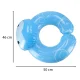 BESTWAY 36405 Penguin Inflatable Swim Ring for Kids 3-6 Years, 50x46 cm, blue