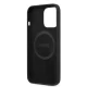 BMW Silicone Signature MagSafe dėklas iPhone 13 Pro / 13, juodas