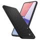 Spigen Liquid Air dėklas Samsung Galaxy S21 telefonui, matinis juodas
