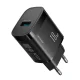 Tinklo įkroviklis Joyroom JR-TF4, 18W su USB-C laidu, juodas