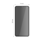 Apsauginis stiklas Samsung Galaxy S25 FE Tech-Protect Glass Spy+, 2 vnt.