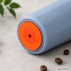Apsaugotas nuo išsiliejimo termopuodelis su siurbtuku, 380 ml, mėlynas