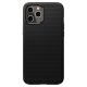 Spigen Liquid Air dėklas, skirtas iPhone 12 / 12 Pro, Matte Black