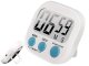 Digital Kitchen Timer with Magnet and LCD Display, White