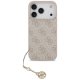 Guess iPhone 17 Pro dėklas 4G Charms Collection MagSafe, rožinis