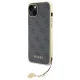 Guess iPhone 15 Plus dėklas 4G Charms Collection, pilkas