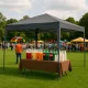 Automatinė sodo pavėsinė Multigarden 3x3 m, pilka
