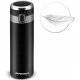 Berdsen BD-786 Vakuuminis termosas su termometru 450 ml, juodas