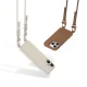 Apple iPhone 14 Pro 6.1\'\' Tech-Protect MagNecklace MagSafe Case Cover with Lanyard, Latte