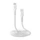 Sbs USB-C – „Lightning“ laidas MFi, 2 m, baltas