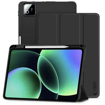 Tech-Protect SmartCase Pen dėklas skirtas Xiaomi Pad 7 / 7 Pro / 8 / 8 Pro 11.2, Black