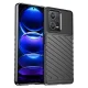 Dėklas Xiaomi Redmi Note 12 Pro+, Thunder Case, TPU, juodas