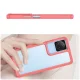Hibridinis dėklas Xiaomi Poco F4 5G Outer Space Case su TPU rėmeliu, raudonas