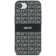 DKNY Mono Stripe & Metal Logo dėklas, skirtas iPhone 16e, juodas