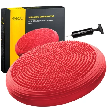 Sensomotorinė pagalvėlė 4Fizjo PRO+ 33cm, raudona