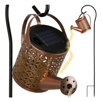 Gardlov soliarinė sodo lempa Laistytuvas, 60 LED, šiltai balta