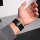 Laikrodžio dirželis Tech-Protect NylonMag, skirtas Samsung Galaxy Watch 40 / 44 / 46 mm, juodas