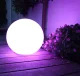 GreenBlue GB165 Saulės Baterijos Sodo Šviestuvas Burbulas, RGB LED, 25x58 cm