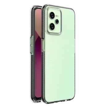 Telefono dėklas Spring Case skirtas Realme C35, 1 mm TPU su juodu rėmeliu