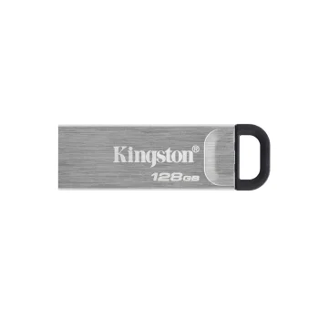 Kingston DataTraveler Kyson 128GB USB 3.0 atmintinė, sidabrinė