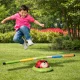 3-in-1 Interactive Game for Kids: Ladybug with Jumping, Target Throwing, and Rocket Launching
