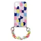 Lankstus dėklas Color Chain Case su grandinėle Samsung Galaxy A42 5G, įvairiaspalvis