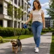 Automatinis pavadėlis šunims 5m, iki 15kg