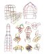 Kruzzel 00022408 Straw Constructor Set, 408 Pieces